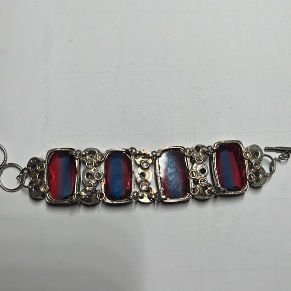 Handmade quartz and sterling silver bracelet from Etsy nwot - Picture 3 of 3